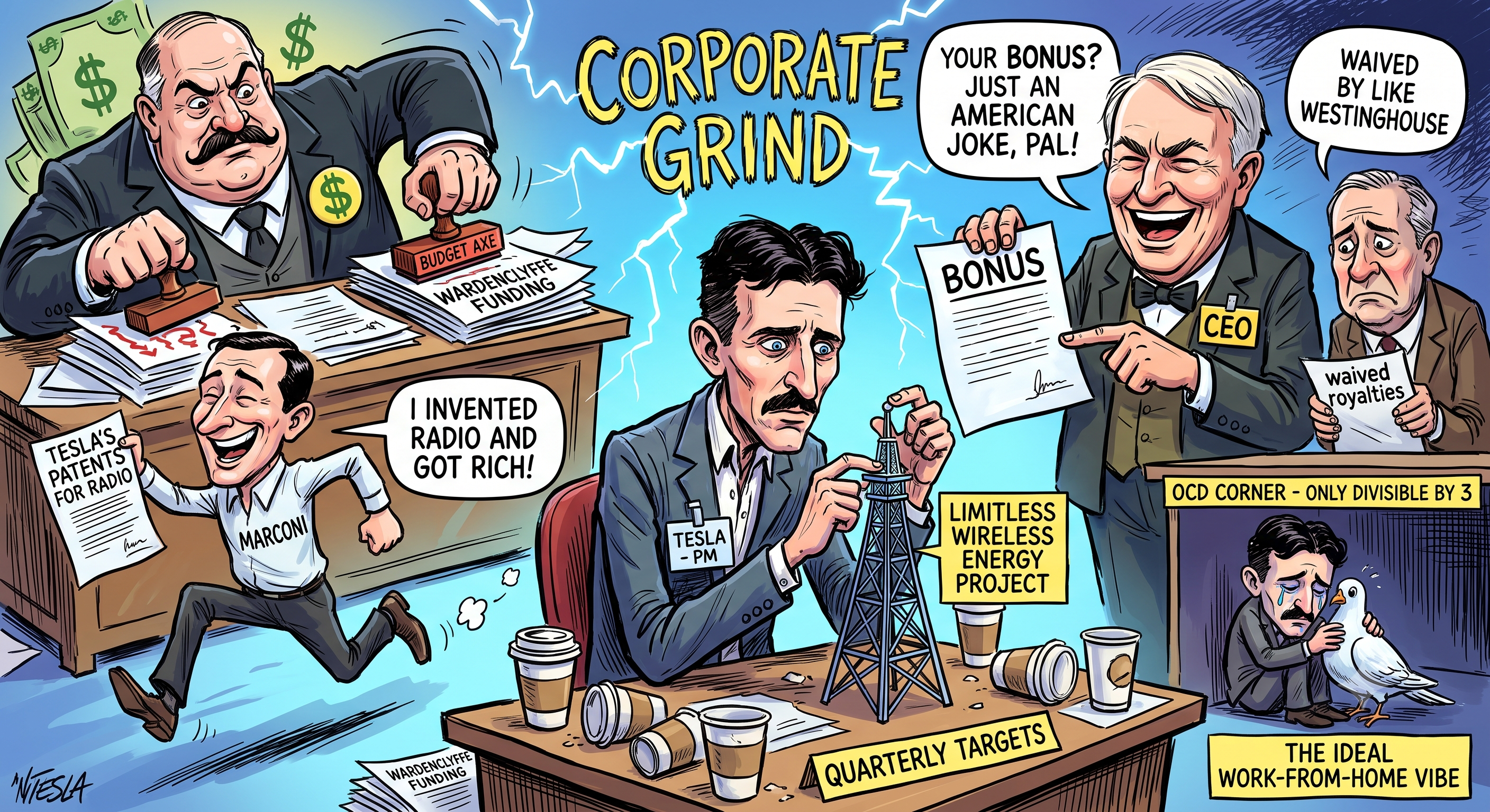 The Electric Middle Manager: What Nikola Tesla Teaches Us About Corporate America